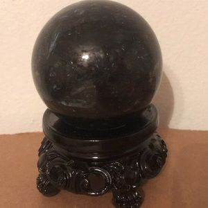 Crystal ball and stand